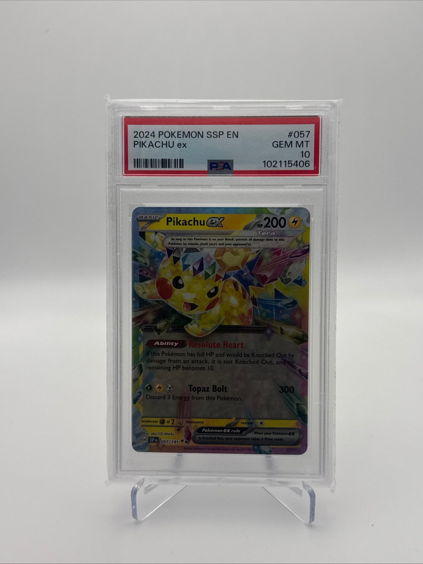 2024 PIKACHU EX 057/191