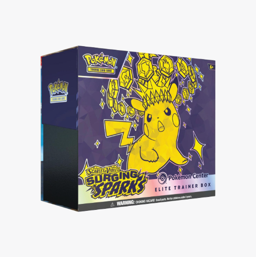 Surging Sparks Pokemon Center Elite Trainer Box (Exclusive) - SV08: Surging Sparks